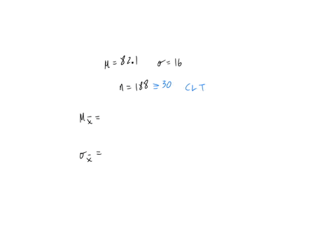 a-population-of-values-has-an-unknown-distribution-with-821-and-16-you-intend-to-draw-a-random-sample-of-size-n188-what-is-the-mean-of-the-distribution-of-sample-means-please-enter-an-exact-13383