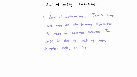 what-are-reason-why-experts-can-fail-at-making-predictions