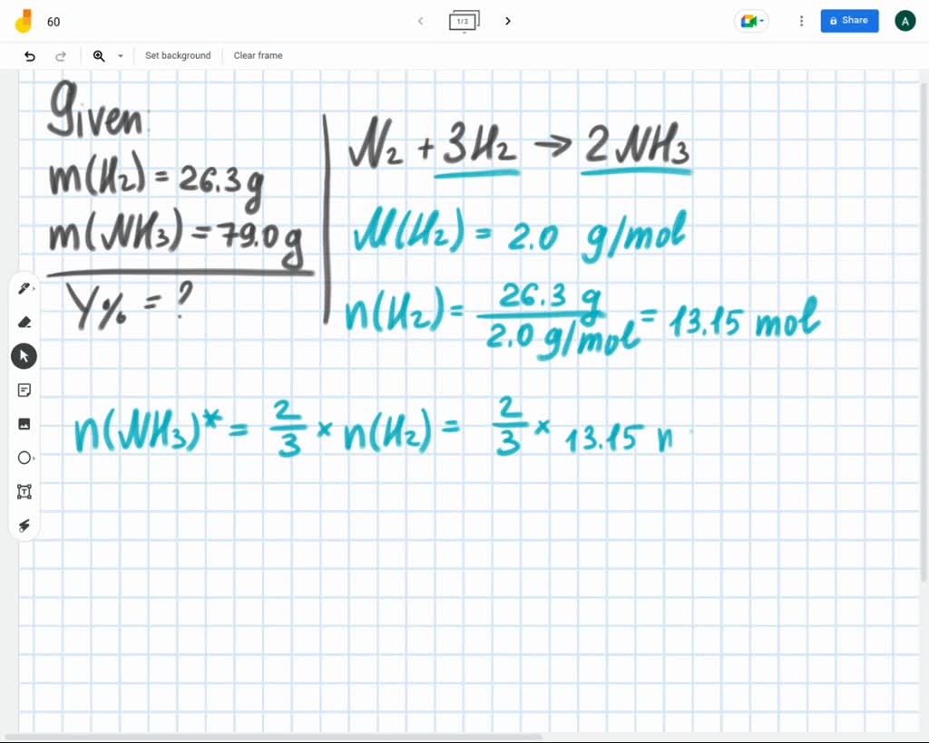 solved-consider-the-balanced-equation-n2-3h2-2nh3-what-is-the