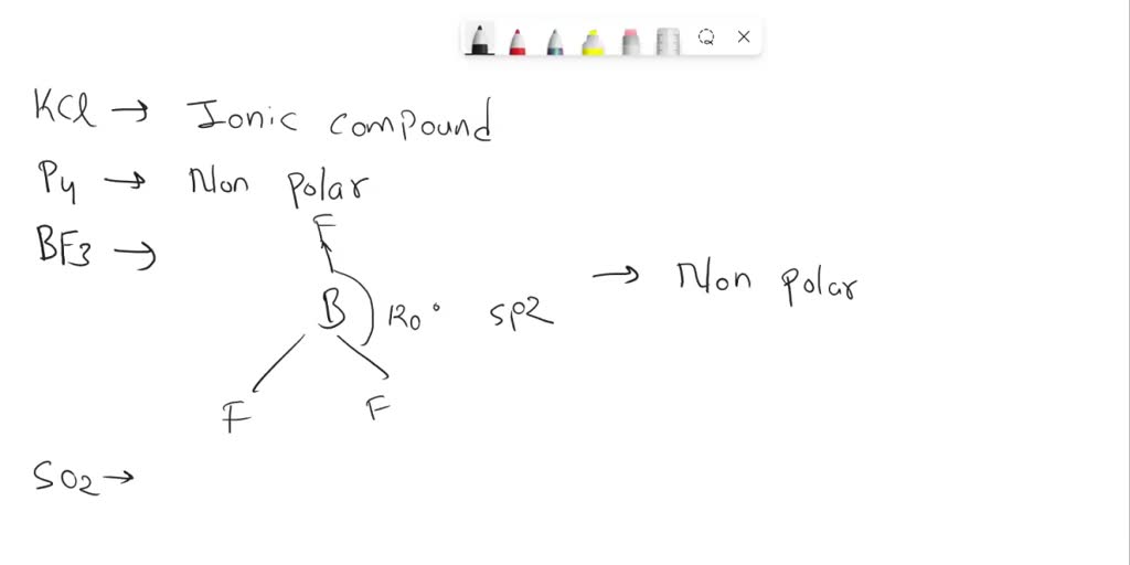 SOLVED Are the bonds in each of the following substances ionic