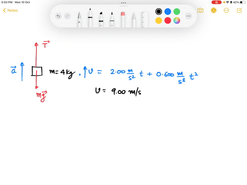 a-400-kg-box-is-suspended-from-the-end-of-a-light-vertical-rope-a-time-dependent-force-is-applied-to-the-upper-end-of-the-rope-and-the-box-moves-upward-with-a-velocity-magnitude-that-varies-53976