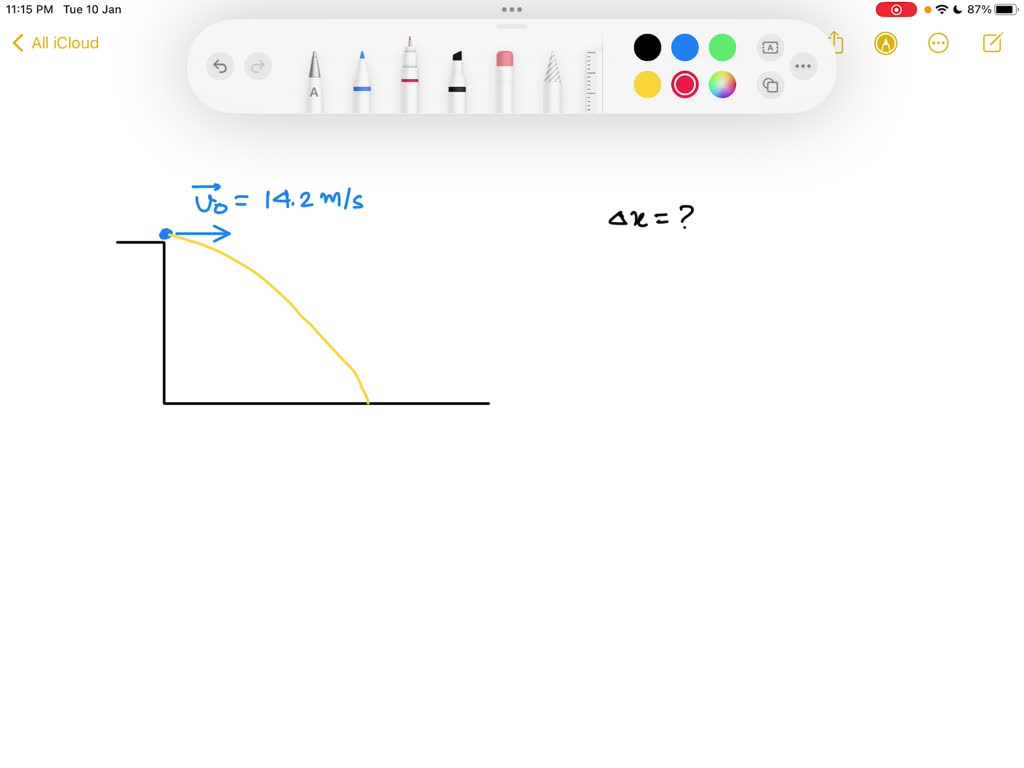 SOLVED A ball is launched horizontally from a super high cliff If the