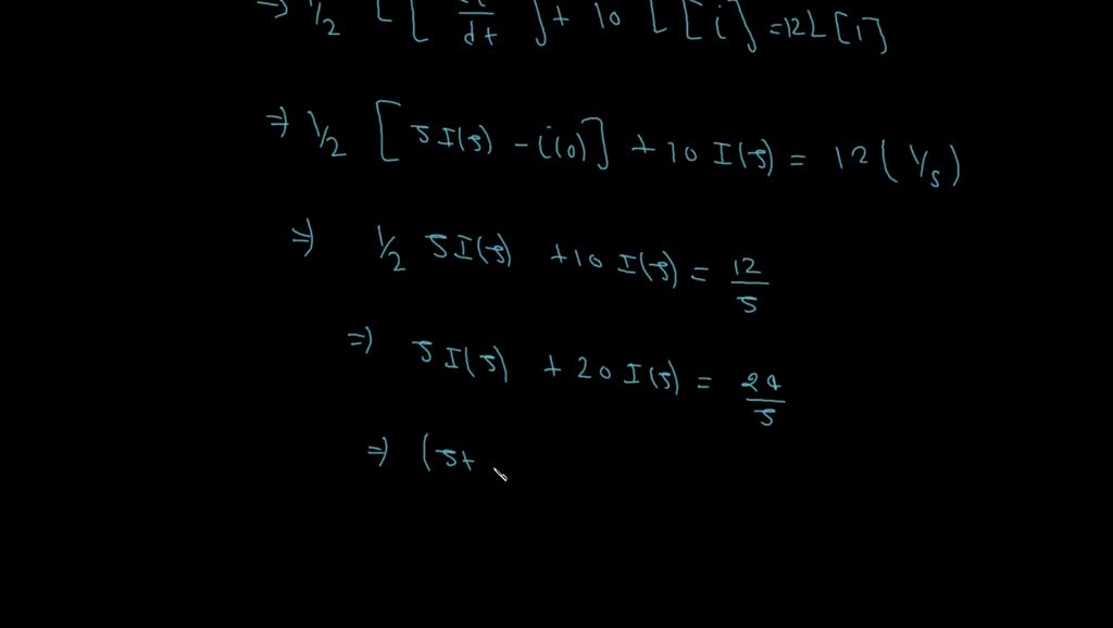 Solved: A Differential Equation Model For 12-volt Battery Connected To 