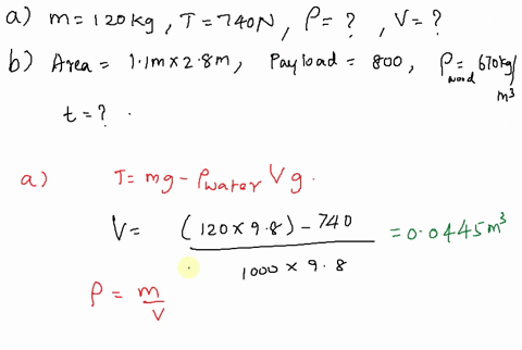 explain-with-an-illustration-a-when-a-cube-shaped-object-with-mass-120-kg-is-supported-fully-underwater-in-sea-water-by-a-lifting-cable-the-tension-in-the-cable-is-tair-740-n-calculate-the-d-53034