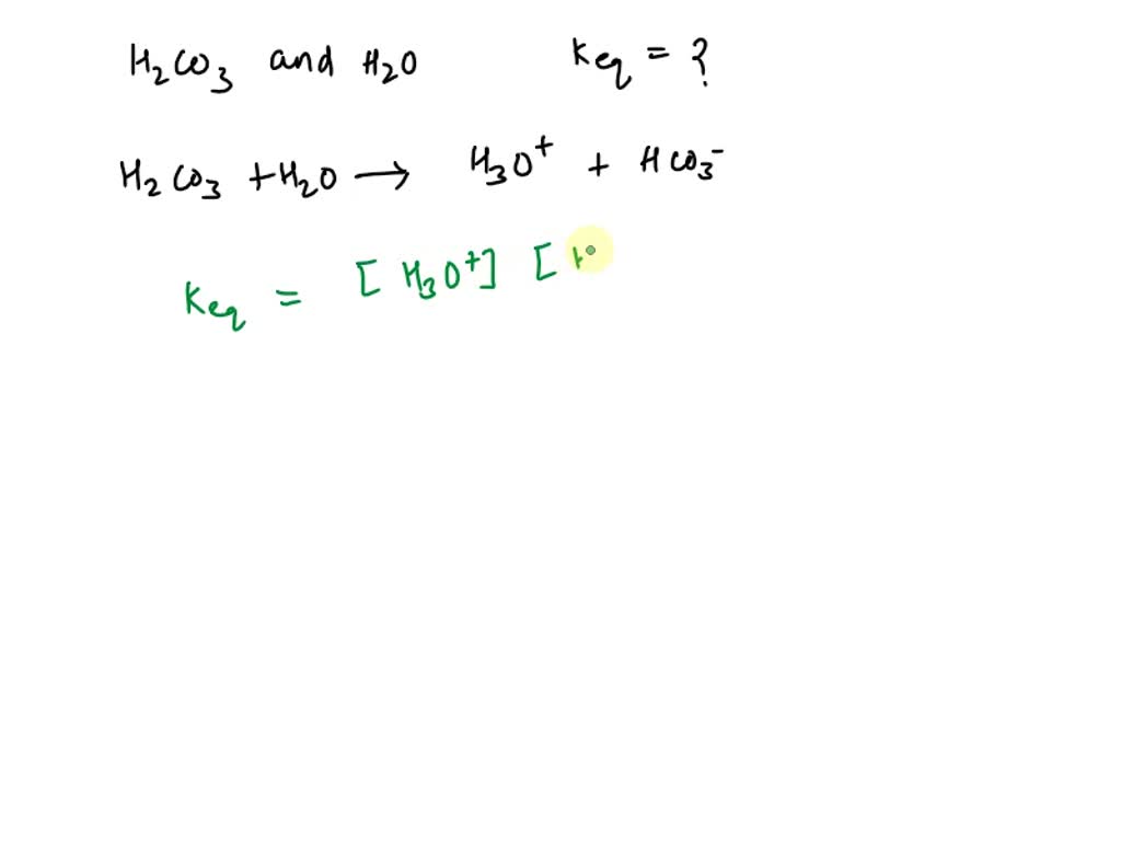 SOLVED: Fill in the left side of this equilibrium constant equation for ...