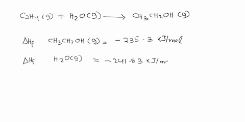 calculate-the-enthalpy-change-for-this-reaction-from-enthalpies-of-formation-b-calculate-the-enthalpy-change-for-this-reaction-from-enthalpies-of-formation-substance-afh-kjmol-2353-chg-chz-o-36207