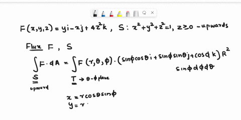 the-surface-s-is-the-hemisphere-x-2-y-2-z-2-1-z-0-with-upward-orientation-compute-the-flux-of-the-vector-field-fx-y-z-y-i-x-j-4z-2-k-across-s-07823