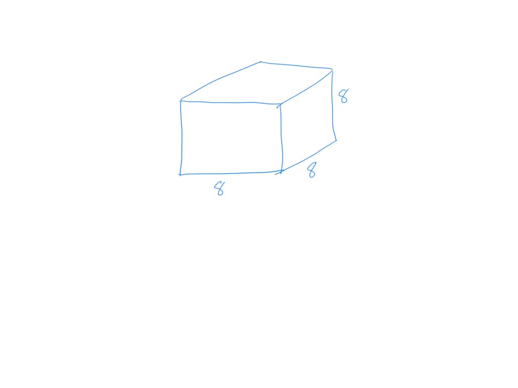 SOLVED A cubical box has a length of 8 cm. How many cubical boxes of 8