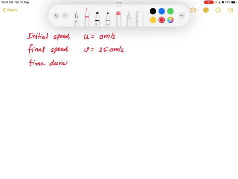 a-car-takes-10-s-to-go-from-v-0-ms-to-v-25-ms-at-constant-acceleration-if-you-wish-to-find-the-distance-traveled-using-the-equation-d-12at2-what-value-should-you-use-for-aneed-to-show-all-wo-09555