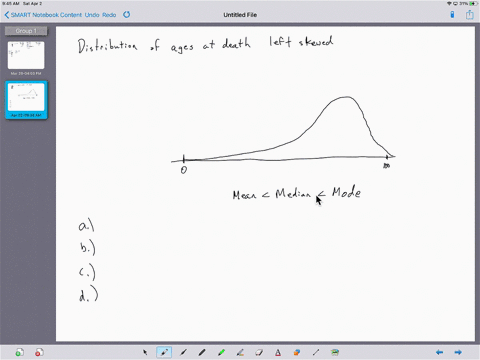 given-the-typical-form-of-the-distribution-of-ages-at-death-is-left-skewed-a-the-median-will-be-greater-than-the-mode-b-the-median-will-be-greater-than-the-mean-c-most-of-the-values-are-conc-34439