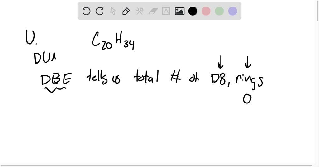 (5.00 Points) An acyclic hydrocarbon with the formula C20H34 has how