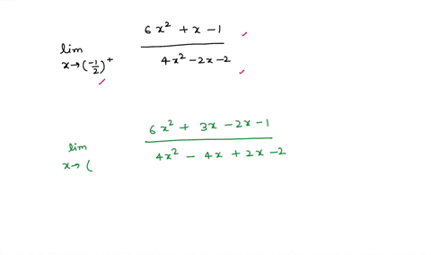 find-the-one-sided-limit-if-it-exists-if-an-answer-does-not-exist-enter-dne-lim-x-12-6x2-x-1-4x2-2x-2-09295