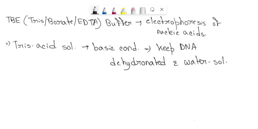 Solved Multiple Answers For Agarose Gel Electrophoresis You Used 1x Tbe Buffer Which Has The 0477