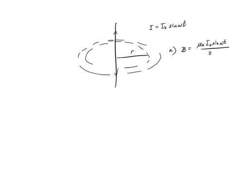 a-long-straight-wire-carrying-an-alternating-current-i-t-i0-sint-is-shown-in-the-figure-a-what-is-the-magnitude-of-the-magnetic-field-bt-inside-the-toroid-at-distance-r-from-the-wire-b-what-is-the-i-2