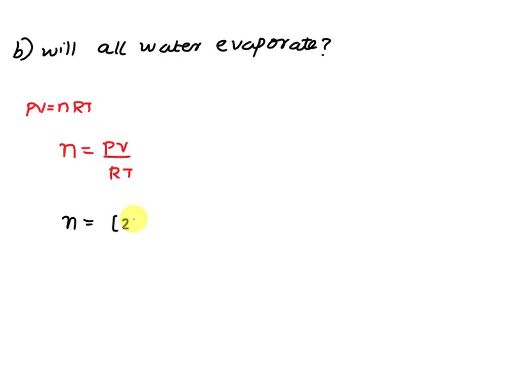 SOLVED A student leaving campus for spring break wants to make sure the air in her dorm room