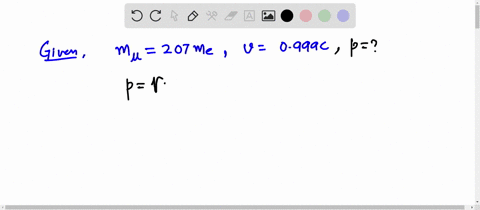 a-muon-is-traveling-at-0999c-what-is-its-momentum-the-mass-of-such-a-muon-at-rest-in-the-laboratory-is-207-times-the-electron-mass-the-answer-is-expressed-in-kilogram-meters-per-second-363-x-21936