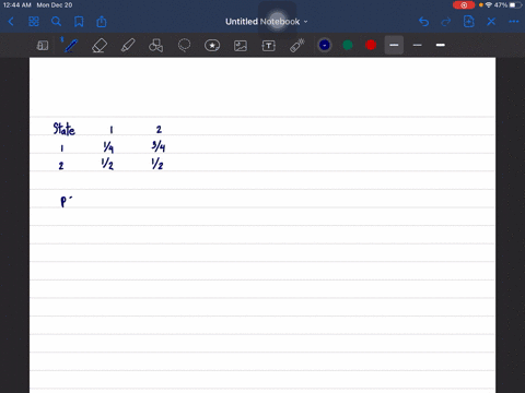 let-xn-n-012_ibe-a-markov-chain-with-two-states-1-2-with-the-following-one-step-transition-probability-matrix-state-14-34-12-12-ixo-what-is-the-probability-that-in-exactly-two-steps-after-st-44057