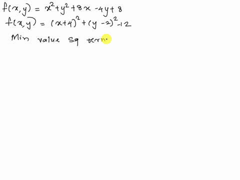 identify-any-extrema-the-function-by-recognizing-its-given-form-its-form-aftcr-completing-the-square-partial-derivatives-verify-vour-results-by-using-locate-any-critical-points-and-test-for-51052