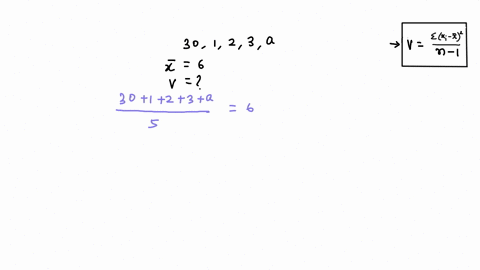 the-range-of-the-random-variable-x-is-30-1-2-3-a-where-a-is-unknown-if-each-value-is-equally-likely-and-the-mean-of-x-is-6-determine-a-find-the-variance-of-x-43571