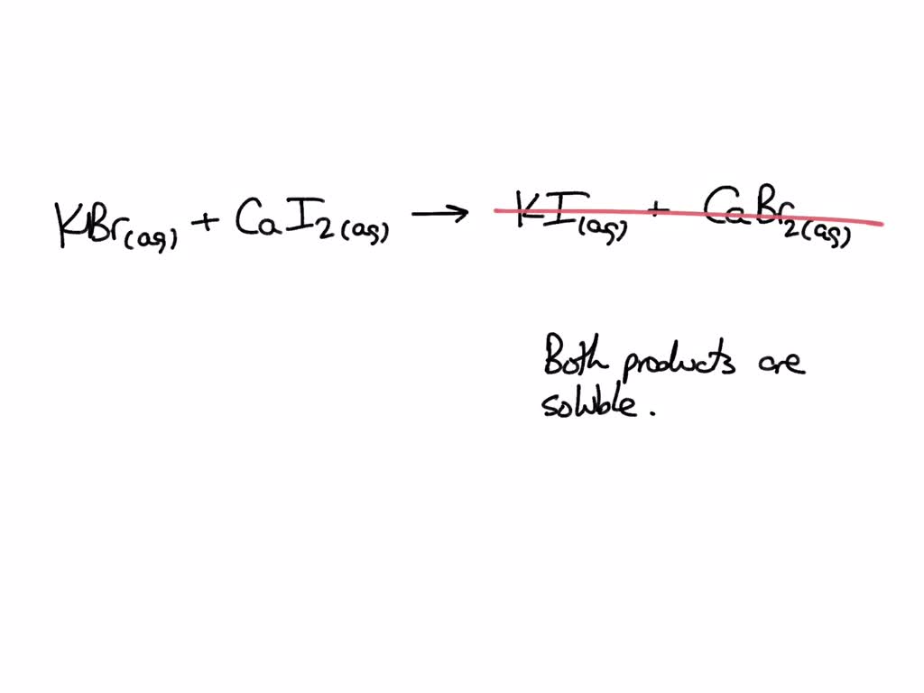 SOLVED Given the two reagents, input a complete and balanced