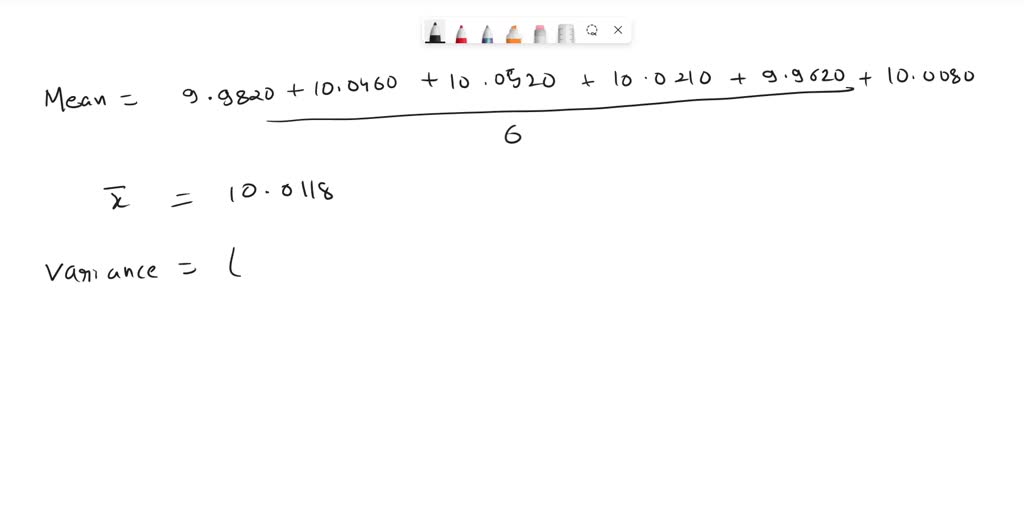 VIDEO solution: For each of your 11 measurement data sets, perform a ...