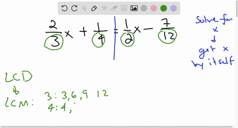 solve-for-x-frac23-xfrac14frac12-x-frac712-23046