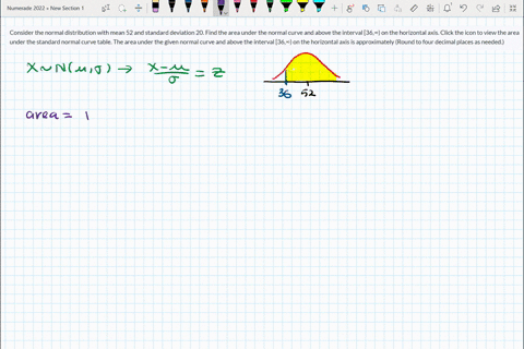consider-the-normal-distribution-with-mean-52-and-standard-deviation-20-find-the-area-under-the-normal-curve-and-above-the-interval-36-on-the-horizontal-axis-click-the-icon-to-view-the-area-09678