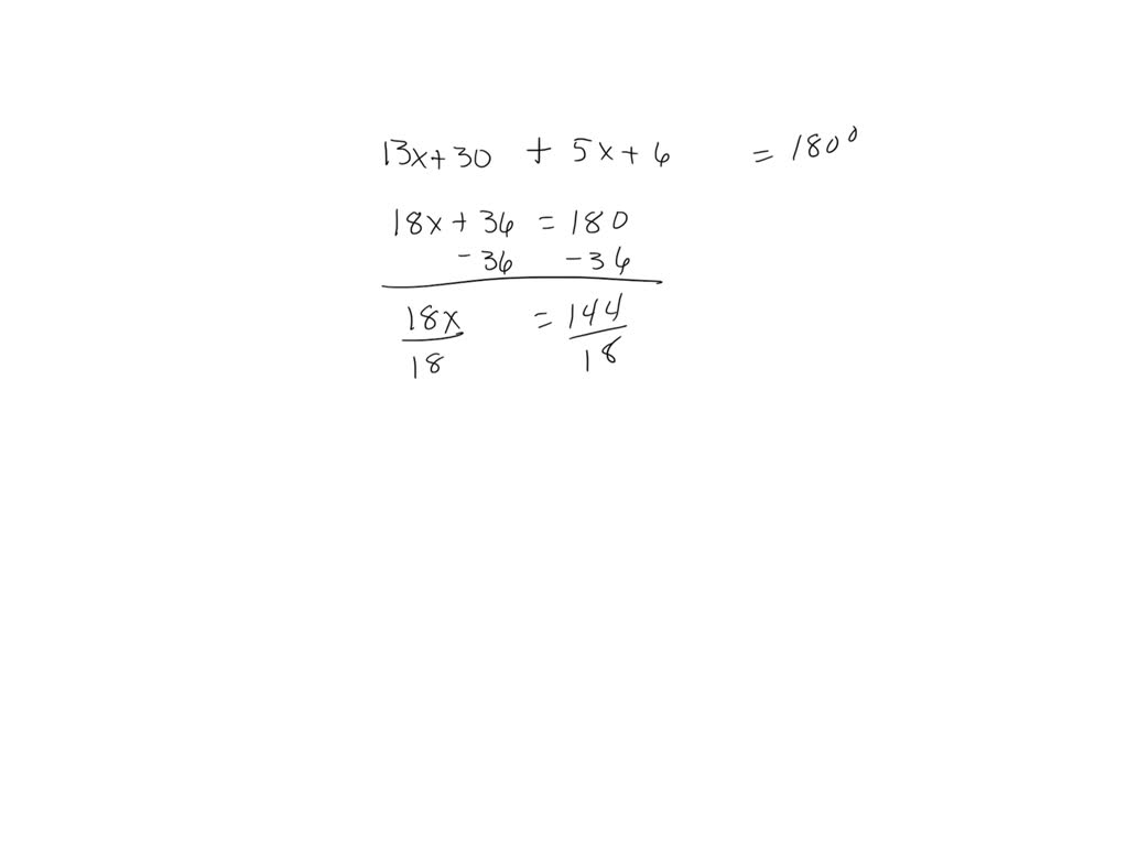 solved-5-if-the-angles-13x-30-and-5x-6-are-supplementary
