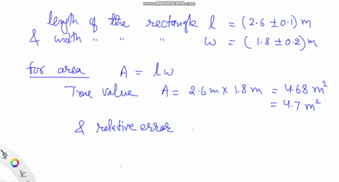 a-rectangle-has-a-length-of-26-01-m-and-a-width-of-18-02-m-calculate-the-area-and-the-perimeter-of-the-rectangle-and-give-the-uncertainty-in-each-value
