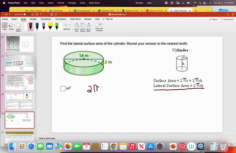 find-the-lateral-surface-area-of-the-cylinder-round-your-answer-to-the-nearest-tenthim-not-too-sure-how-to-do-lateral-surface-area-pleaseee-help-me-no-links-though-find-the-lateral-surface-a-10402
