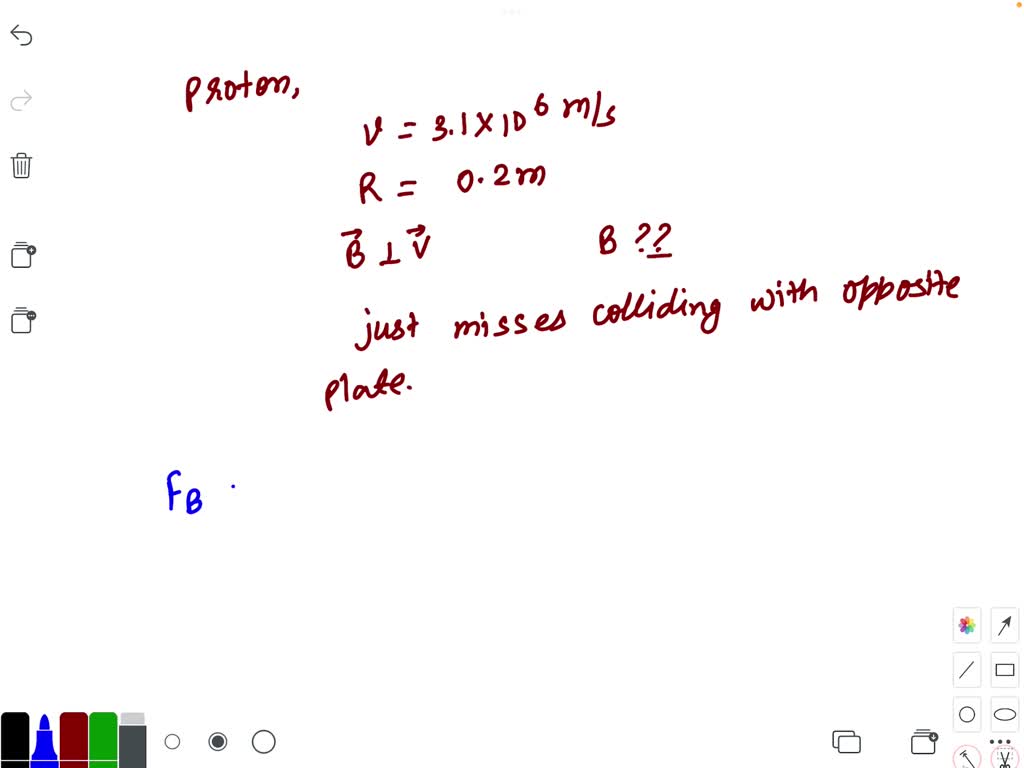 Solved A Proton With A Speed Of 31×106 Ms Is Shot Into A Region Between Two Plates That Are 1856