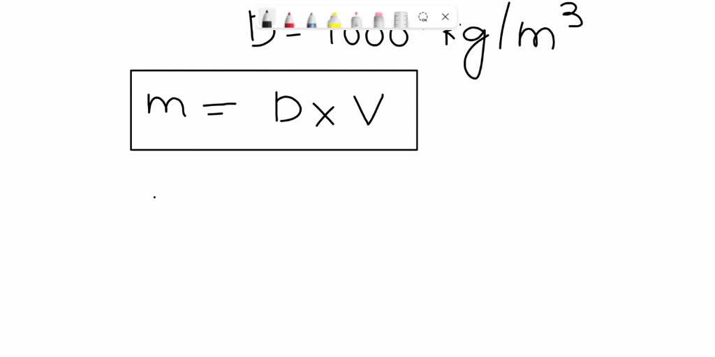 SOLVED A floating boat displaces 3 m^3 of water (D = 1000 kg/m^3