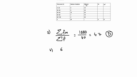 questioh-3-4-harks-the-estimated-mean-score-9-is-times-50-45-c-42-47-questioh-4-4-harks-the-median-score-is-beginarrayl-times-475-455-435-495-endarray-questioh-5-4-harks-the-modal-score-is-beginarrayl