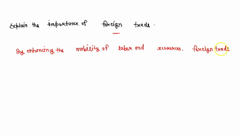 explain-the-importance-of-foreign-trade-70512