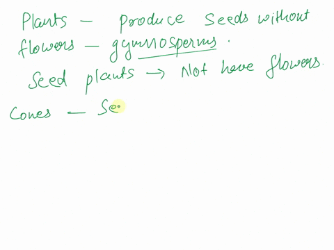 There are non flowering plants that do not produce flower...