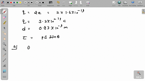 chapter-22-problem-056-an-electric-dipole-consists-of-charges-2e-and-2e-separated-by-087-nm-it-is-in-an-electric-field-of-strength-37-106-nc-calculate-the-magnitude-of-the-torque-on-the-dipo-57214