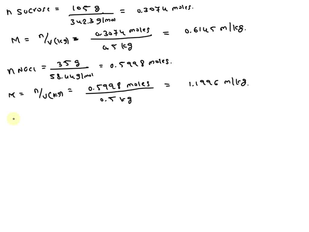 SOLVED Which solution will have a higher boiling point A solution