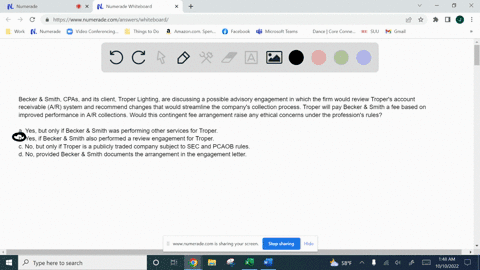 becker-smith-cpas-and-its-client-troper-lighting-are-discussing-a-possible-advisory-engagement-in-which-the-firm-would-review-tropers-account-receivable-ar-system-and-recommend-changes-that-30824
