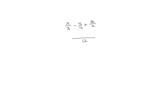 fracx3-fracy4fracz2