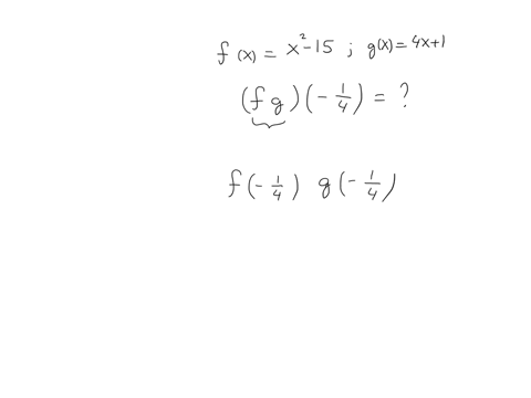 given-that-fxx2-15-and-gx4-x1-find-f-gleft-frac14right-if-it-exists-select-the-correct-choice-below-and-if-necessary-fill-in-the-answer-box-to-cot-a-fg-left-frac14right-5-simplify-your-answor-b-the-va