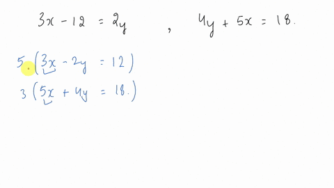solve-the-following-system-of-equations-using-the-elimination-method-3x-12-2y-4y-5x-18-3