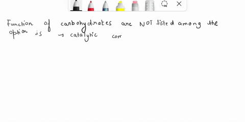 which-of-the-following-is-not-a-function-of-carbohydrates-they-are-used-in-structural-roles-they-are-catalytic-components-of-enzymes-they-play-key-roles-in-processes-that-take-place-on-the-s-90163