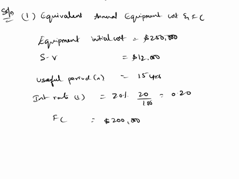 a-company-plans-to-manufacture-a-product-and-sell-it-for-300-per-unit-equipment-to-manufacture-the-product-will-cost-250000-and-will-have-a-net-salvage-value-of-12000-at-the-end-of-its-estim-36603