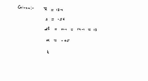 construct-the-indicated-confidence-interval-for-the-population-mean-mu-using-the-t-distribution-assume-the-population-is-normally-distributed-c095-x-134-s056-n14-00311