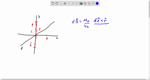 calculating-the-magnetic-field-due-to-straight-current-carrying-wire-of-length-2l-at-a-distance-away-from-its-center-questions-below-demonstrate-how-t0-solve-this-question-using-biot-savart-91906