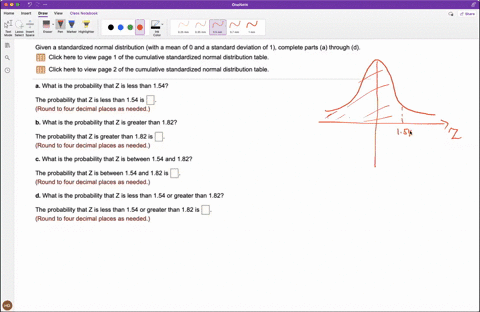 given-a-standardized-normal-distribution-with-a-mean-of-0-and-a-standard-deviation-of-1-complete-parts-a-through-d-click-here-to-view-page-1-of-the-cumulative-standardized-normal-distributio-92424