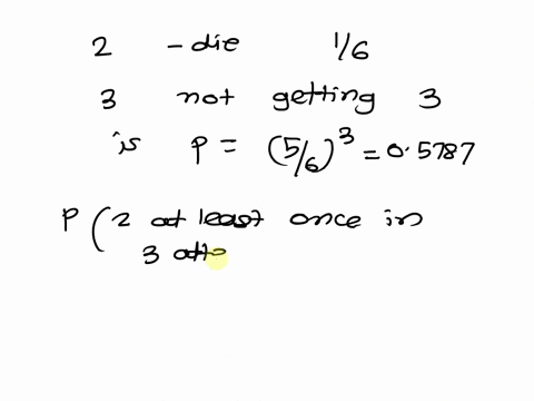 one-three-rolls-of-a-single-die-you-will-lose-15-if-a-2-turns-up-at-least-once-and-you-will-win-8-otherwise-what-is-the-expected-value-of-the-game-let-x-be-the-random-variable-for-the-amount-89303