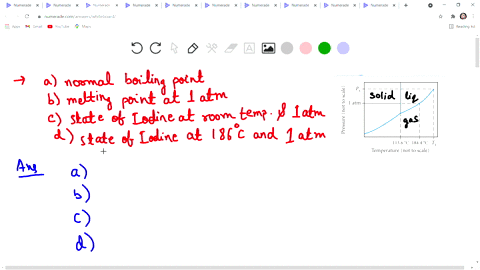 consider-the-phase-diagram-for-iodine-shown-at-the-top-of-the-next-page-a-what-is-the-normal-boiling-point-for-iodine-b-what-is-the-melting-point-for-iodine-at-1-atm-c-which-state-is-present-at-room-3