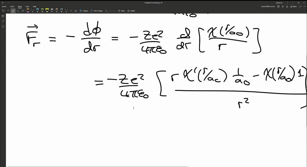 Solved Consider The Following Screened Potential Ideal For Modeling