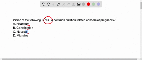 which-of-the-following-is-not-a-common-nutrition-related-concern-of-pregnancy-a-heartburn-b-constipation-c-nausea-d-migraine-91968